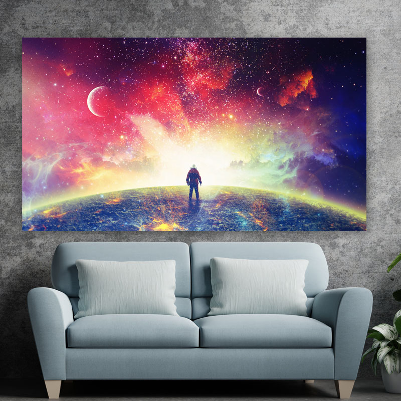 Πίνακας σε καμβά Πολύχρωμος Γαλαξίας